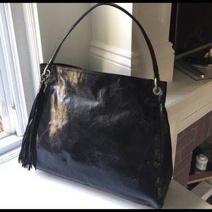 Hobo International black leather shoulder bag